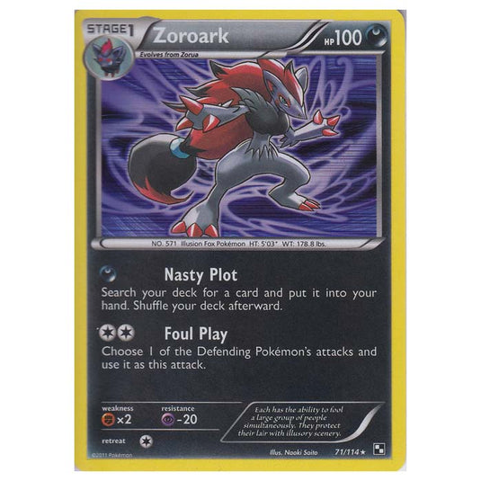 Pokemon - Black & White - Zoroark 71/114