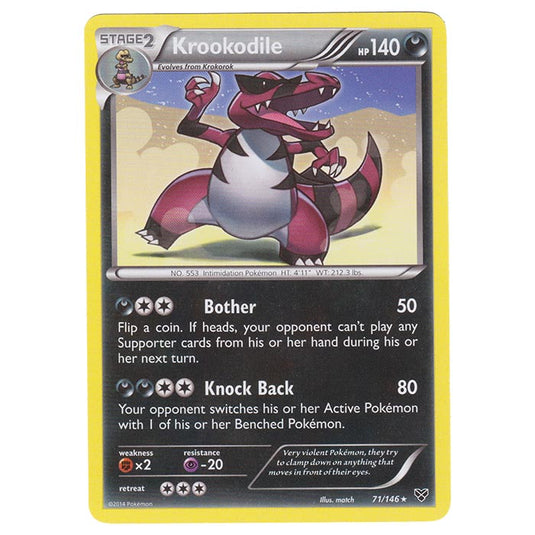 Pokemon - XY Base Set - Krookodile - 71/146