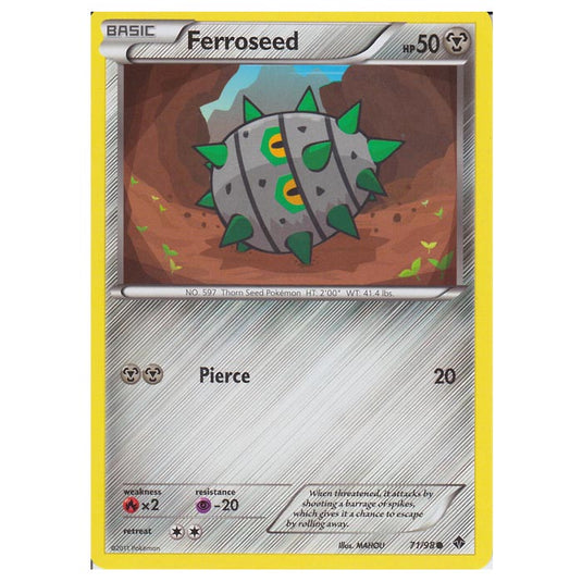 Pokemon - Black & White - Emerging Powers - Ferroseed 71/98