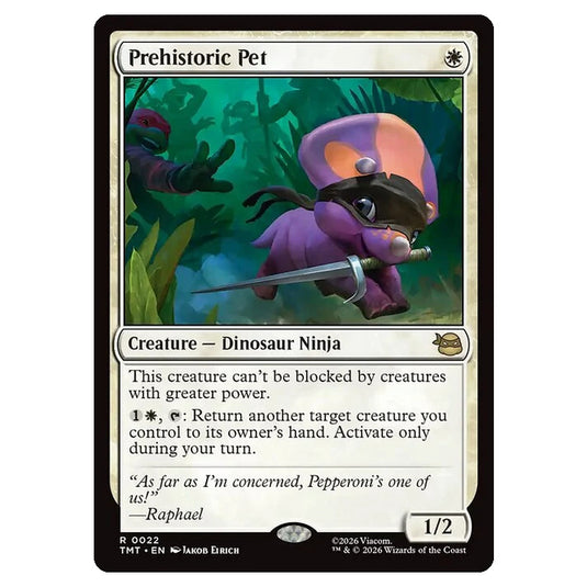 Magic The Gathering - Teenage Mutant Ninja Turtles - Prehistoric Pet - 0022
