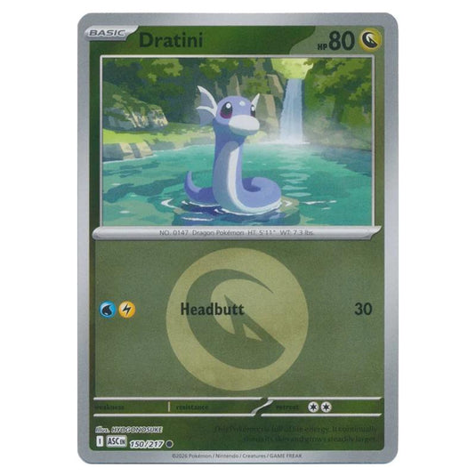 Pokemon - Mega Evolution - Ascended Heroes - Energy Reverse Holo - Dratini - 150/217