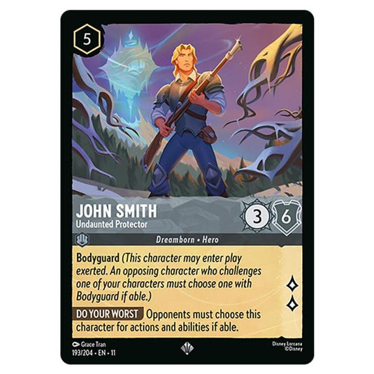 Lorcana - Winterspell - John Smith - Undaunted Protector (Super Rare) - 193/204