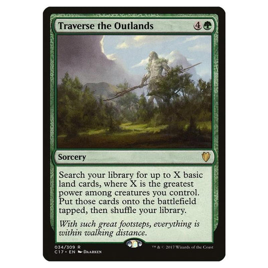 Magic The Gathering - Commander 2017 - Traverse the Outlands - 034/309