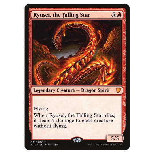 Magic The Gathering - Commander 2017 - Ryusei, the Falling Star - 141/309
