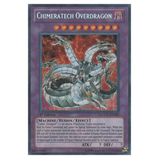 Yu-Gi-Oh! - Legendary Collection 2 - The Duel Academy Years Mega Pack - Chimeratech Overdragon (Secret Rare) LCGX-EN183