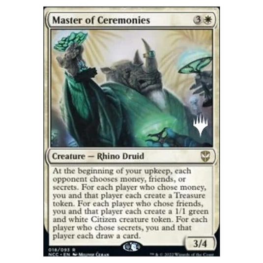 Magic The Gathering - Commander: Streets of New Capenna Promos - Master of Ceremonies - 018/281