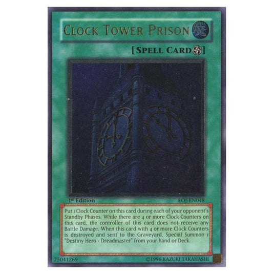 Yu-Gi-Oh! - Enemy of Justice - Clock Tower Prison (Ultimate Rare) EOJ-EN048