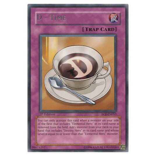 Yu-Gi-Oh! - Enemy of Justice - D - Time (Rare) EOJ-EN053