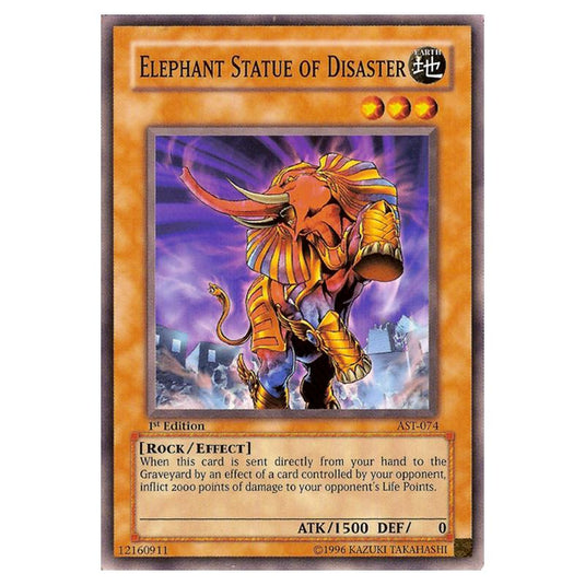 Yu-Gi-Oh! - Ancient Sanctuary - Elephant Statue of Disaster (Short Print) AST-074