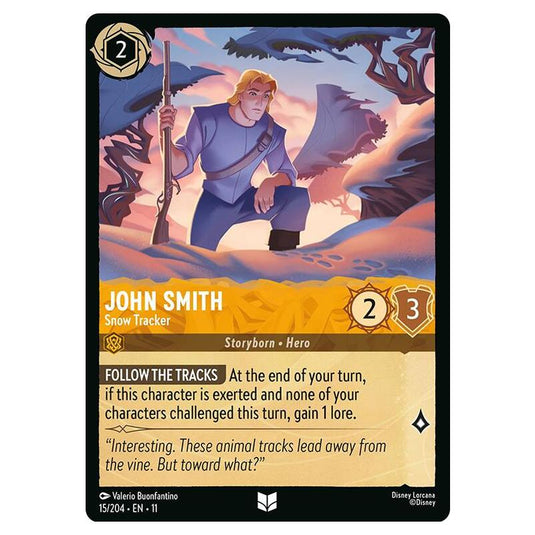 Lorcana - Winterspell - John Smith - Snow Tracker (Uncommon) - 015/204