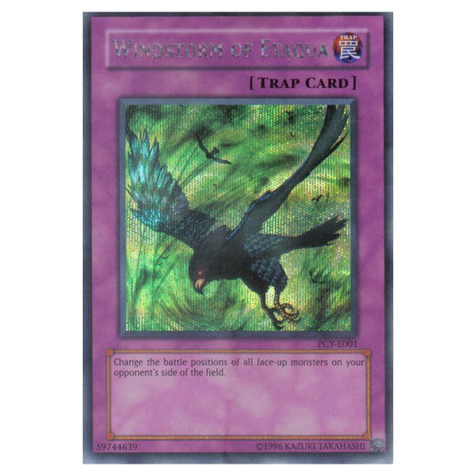 Yu-Gi-Oh! - Yu-Gi-Oh! Power of Chaos - Yugi the Destiny promotional cards - Windstorm of Etaqua (Prismatic Secret Rare) PCY-E001
