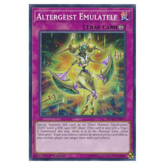 Yu-Gi-Oh! - 2019 Gold Sarcophagus Tin Mega Pack - Altergeist Emulatelf (Common) MP19-EN047