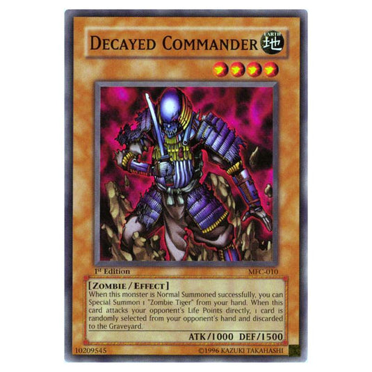 Yu-Gi-Oh! - Magician\'s Force - Decayed Commander (Common) MFC-010