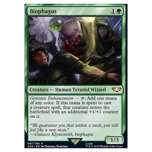 Magic The Gathering - Universes Beyond - Warhammer 40k - Biophagus - 087/168