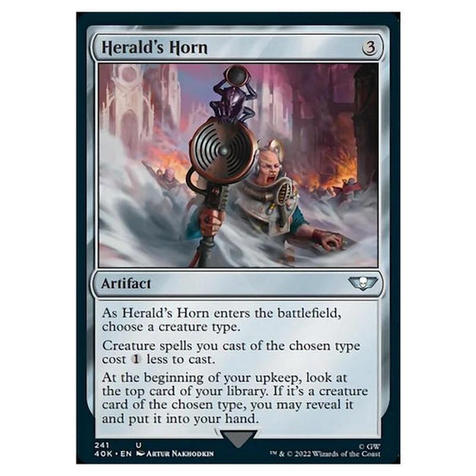 Magic The Gathering - Universes Beyond - Warhammer 40k - Herald's Horn - 241/168