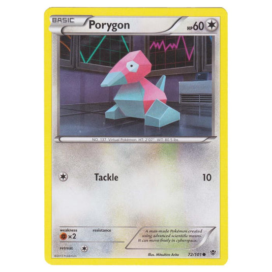 Pokemon - Black & White - Plasma Blast - Porygon - 72/101