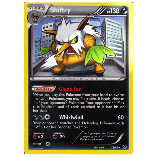 Pokemon - Black & White - Next Destinies - Shiftry 72/99