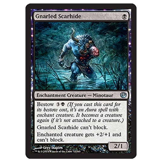 Magic the Gathering - Journey into Nyx - Gnarled Scarhide - 72/165