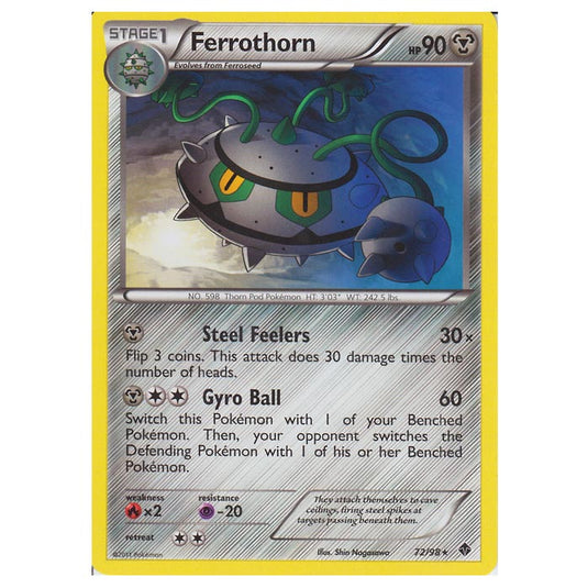 Pokemon - Black & White - Emerging Powers - Ferrothorn 72/98