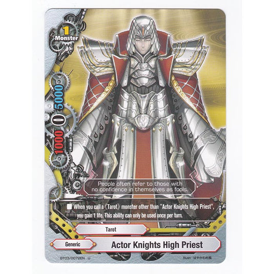 Future Card Buddyfight - Drums Adventures - Actor Knights High Priest - 72/105