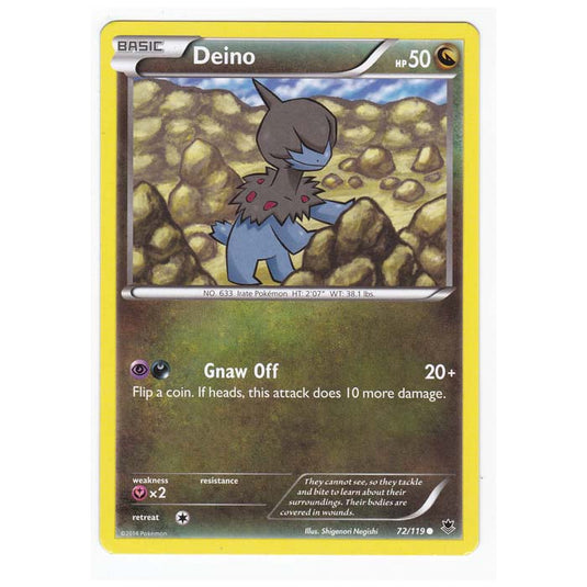 Pokemon - XY Phantom Forces - Deino - 72/119