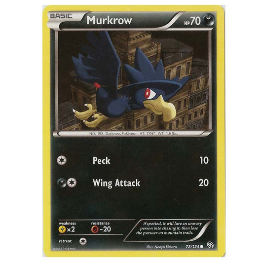 Pokemon - Black & White - Dragons Exalted - Murkrow - 72/124