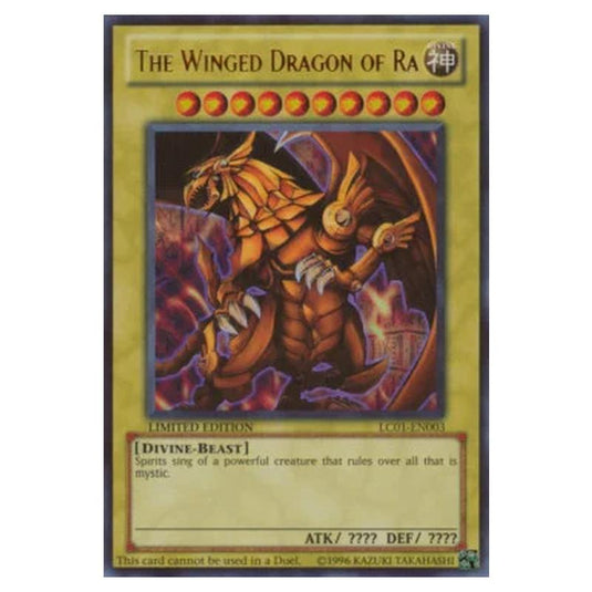 Yu-Gi-Oh! - Legendary Collection - The Winged Dragon of Ra (Ultra Rare) - LC01-EN003