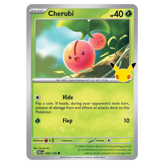 Pokemon - 30th Celebration - Cherubi - 006/128