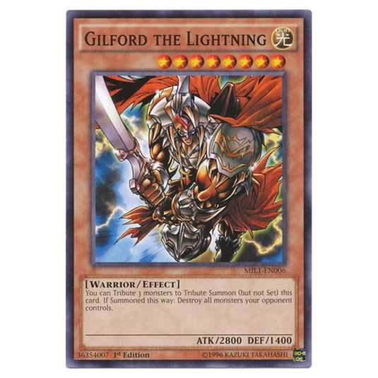 Yu-Gi-Oh! - Millennium Pack - Gilford the Lightning (Common) MIL1-EN006