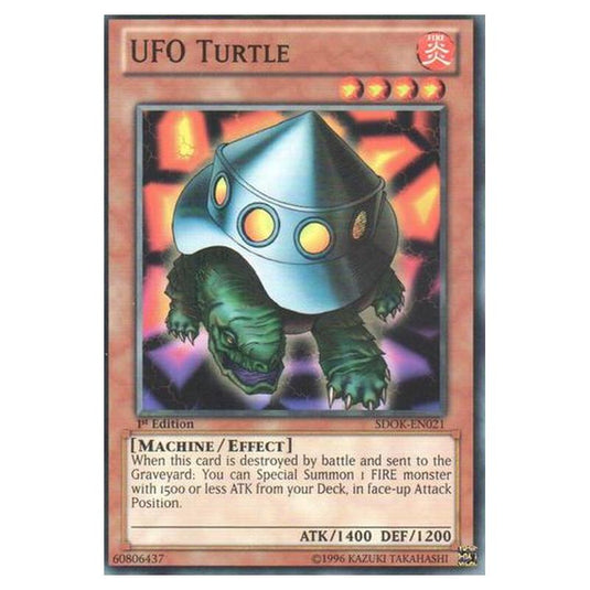 Yu-Gi-Oh! - Onslaught of the Fire Kings Structure Deck - UFO Turtle (Common) SDOK-EN021