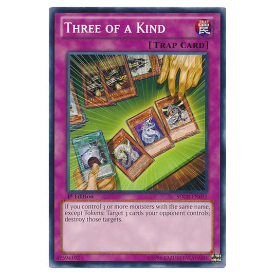 Yu-Gi-Oh! - Cyber Dragon Revolution Structure Deck - Three of a Kind (Common) SDCR-EN031