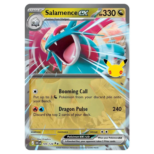Pokemon - 30th Celebration - Salamence ex - 109/128