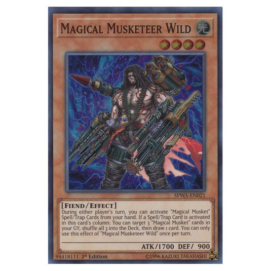 Yu-Gi-Oh! - Spirit Warriors - Magical Musketeer Wild (Super Rare) SPWA-EN021