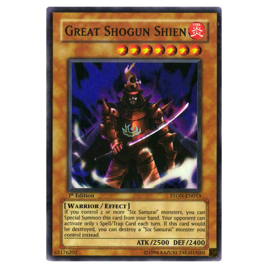 Yu-Gi-Oh! - Strike of Neos - Great Shogun Shien (Super Rare) STON-EN013