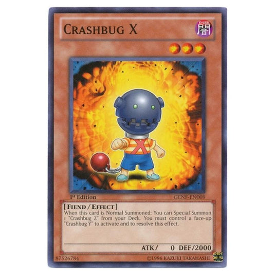 Yu-Gi-Oh! - Generation Force - Crashbug X (Common) GENF-EN009