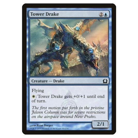 Magic The Gathering - Return To Ravnica - Tower Drake - 55/274 (Foil)