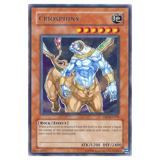 Yu-Gi-Oh! - Dark Revelation Volume 3 - Criosphinx (Rare) DR3-EN193