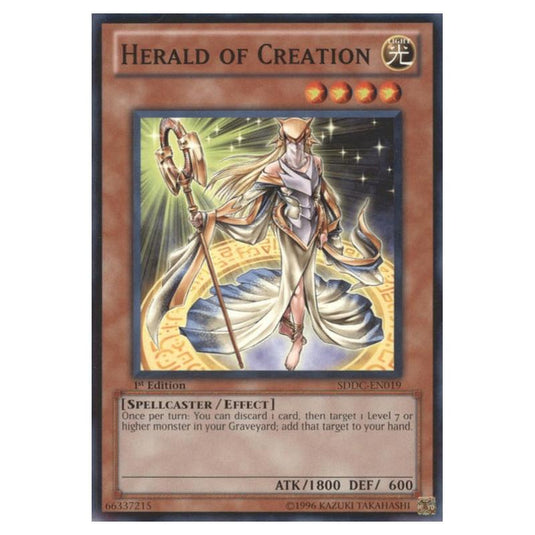 Yu-Gi-Oh! - Dragons Collide Structure Deck - Herald of Creation (Common) SDDC-EN019