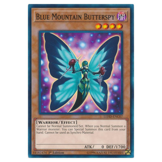 Yu-Gi-Oh! - Legendary Hero Decks - Blue Mountain Butterspy (Common) LEHD-ENC07