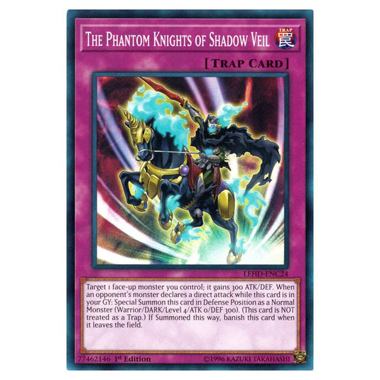 Yu-Gi-Oh! - Legendary Hero Decks - The Phantom Knights of Shadow Veil (Common) LEHD-ENC24