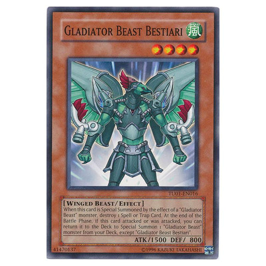 Yu-Gi-Oh! - Turbo Pack - Booster One - Gladiator Beast Bestiari (Common) TU01-EN016