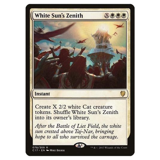 Magic The Gathering - Commander 2017 - White Sun's Zenith - 078/309