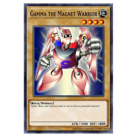 Yu-Gi-Oh! - Yugi's Legendary Decks - Gamma the Magnet Warrior (Common) YGLD-ENB13