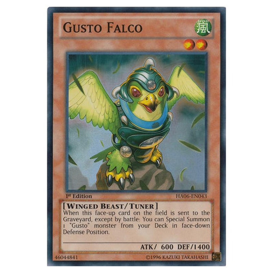 Yu-Gi-Oh! - Hidden Arsenal 6 - Omega Xyz - Gusto Falco (Super Rare) HA06-EN043