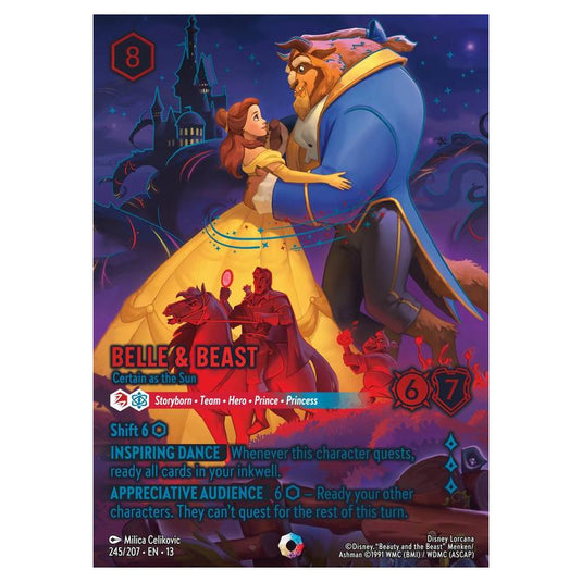 Lorcana - Attack of the Vine! - Belle & Beast - Certain as the Sun (Iconic) - 245/207