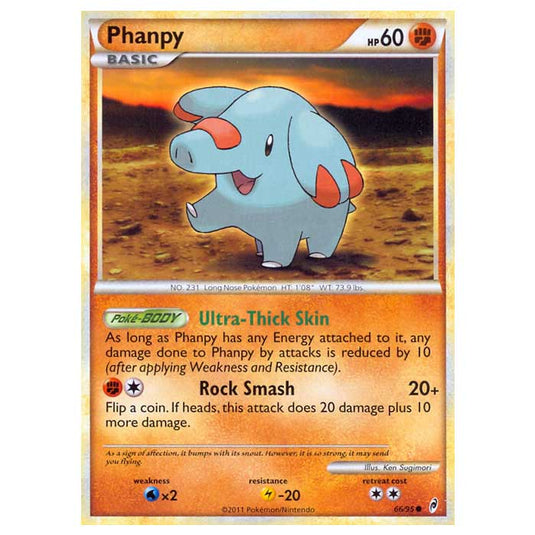 Pokemon - Call of Legends - Phanpy 66/95