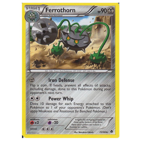 Pokemon - Black & White - Emerging Powers - Ferrothorn 73/98