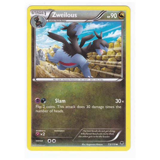 Pokemon - XY Phantom Forces - Zweilous - 73/119