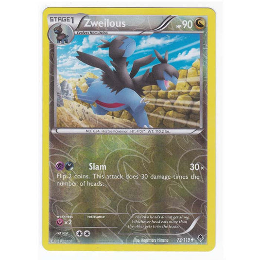 Pokemon - XY Phantom Forces - (Reverse Holo) - Zweilous - 73/119