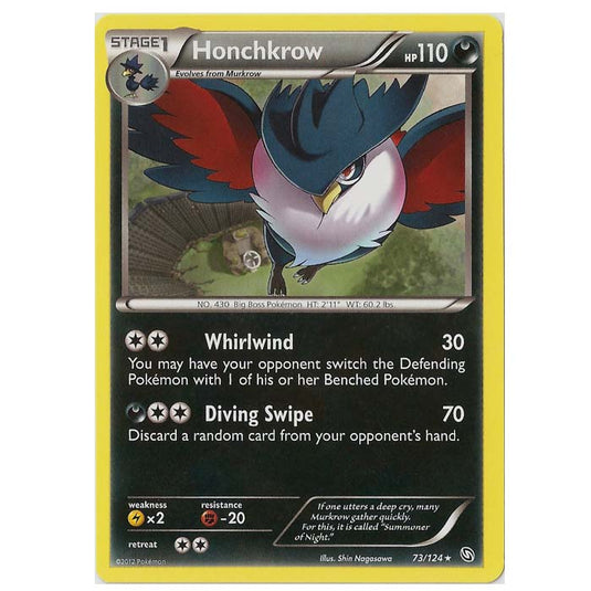 Pokemon - Black & White - Dragons Exalted - Honchkrow - 73/124